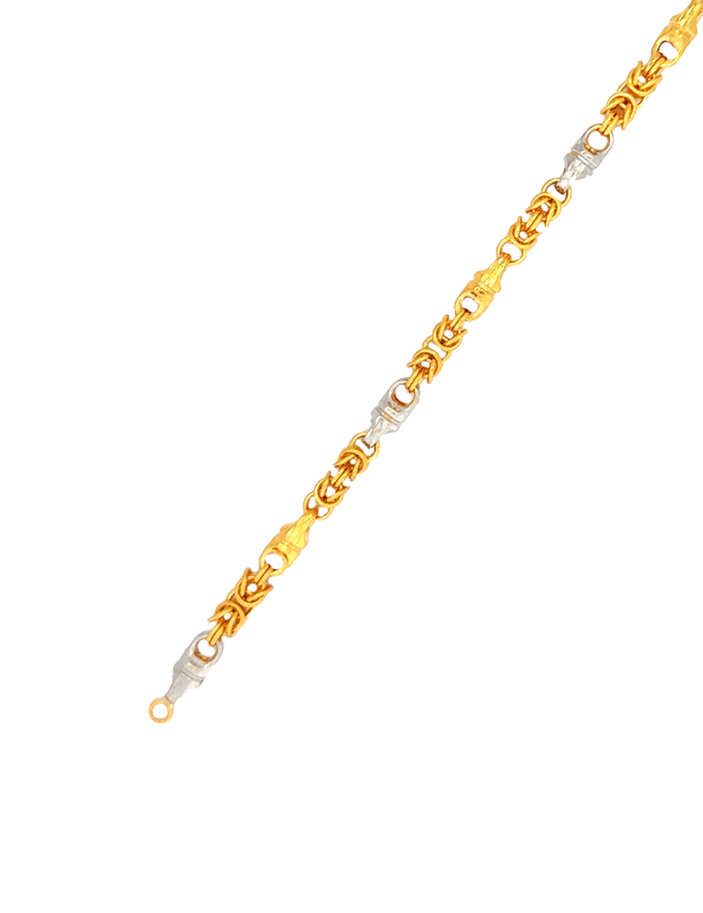Prestige Twist Gold Bracelet - 22 Karat