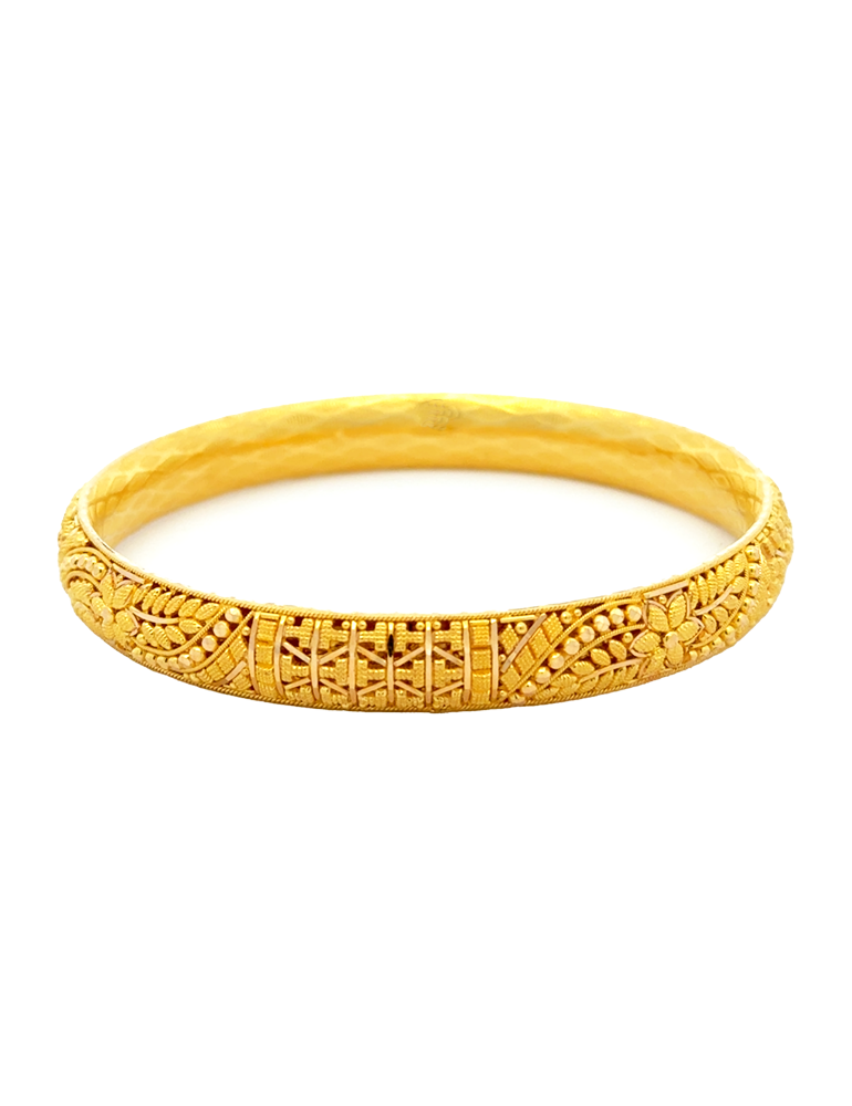 Gold Bangles 22kt  - Set of 2