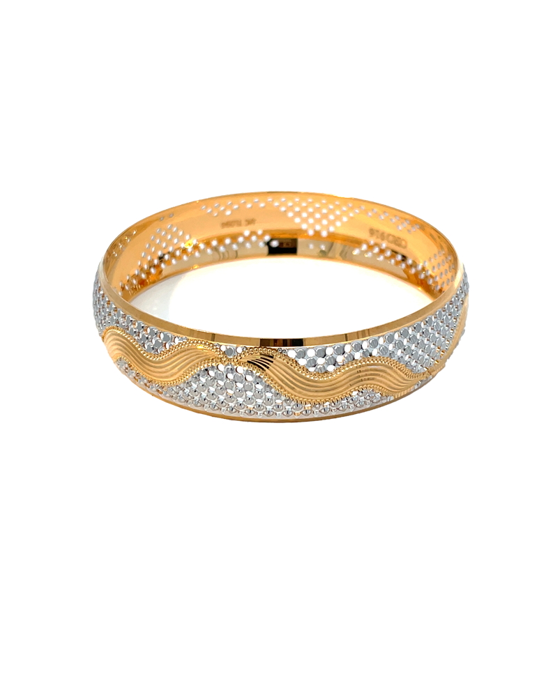 22 Kt Gold Bangles - Set of 2