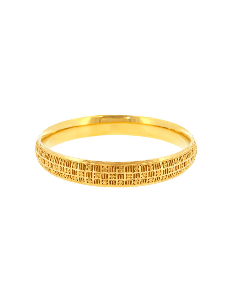 Riwaayat Gridwork Bangle 22kt  - Set of 2