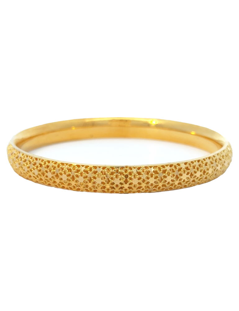 22 Kt Gold Bangles - Set of 2