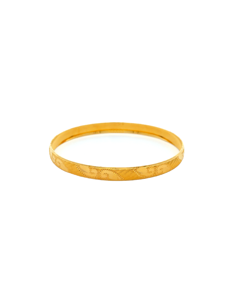 Gold Bangles 22kt  - Set of 2