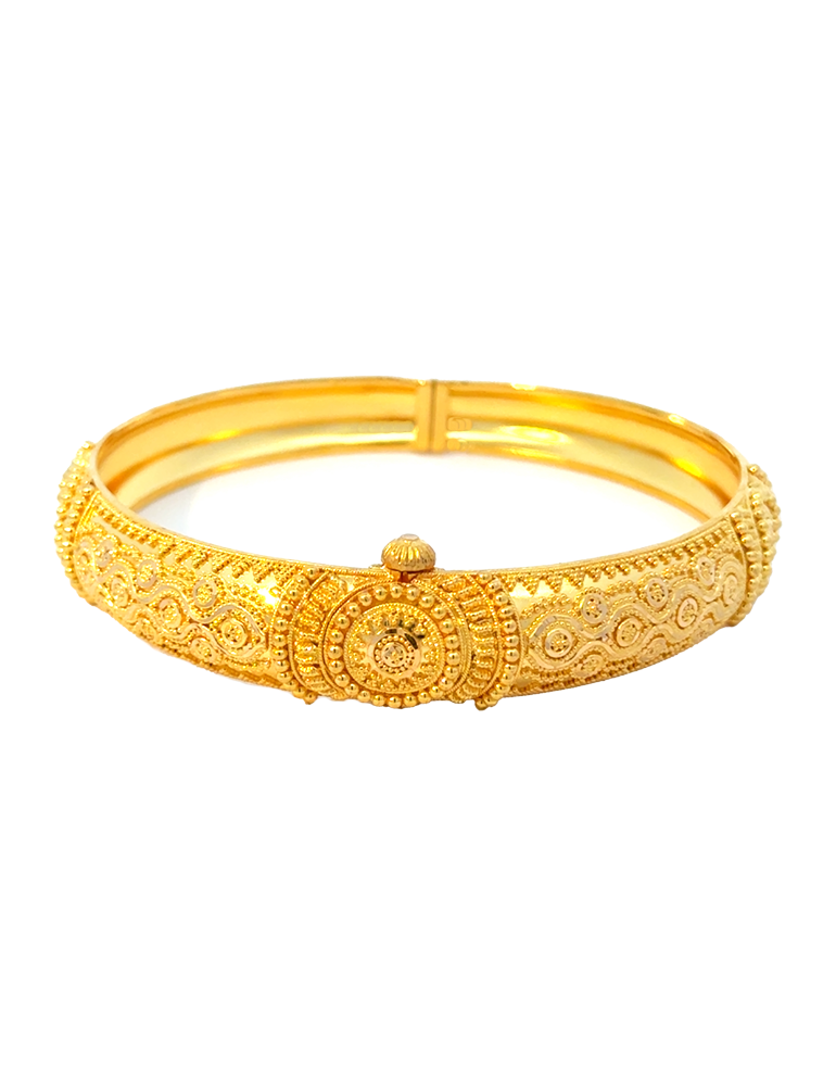 Gold Bangles 22Kt - Set of 2