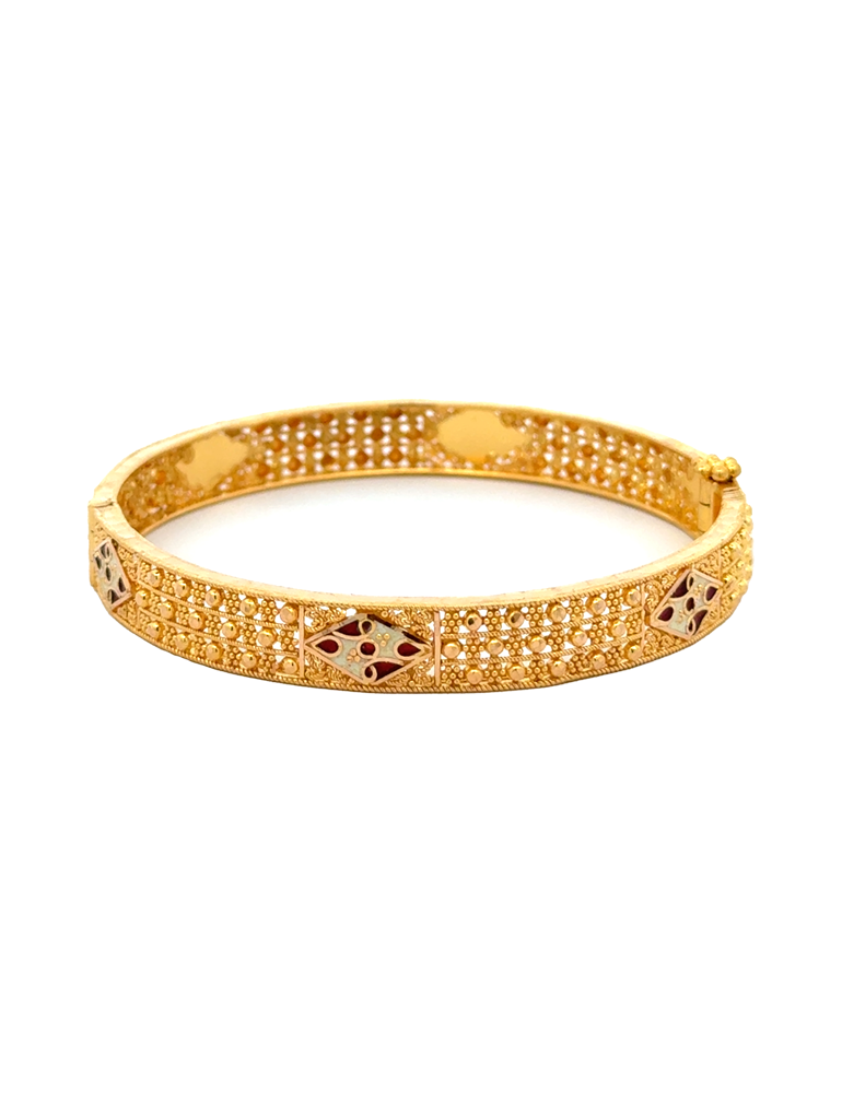 Gold  Bangle 22Kt- Set Of 2