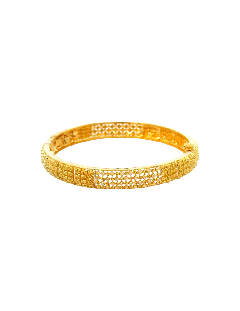 Gold Bangles 22kt  - Set of 2