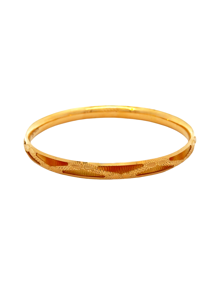 Gold Bangles 22kt  - Set of 2