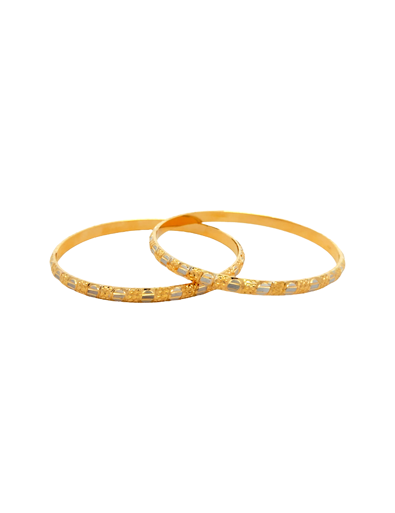 Gold Bangles 22kt  - Set of 10