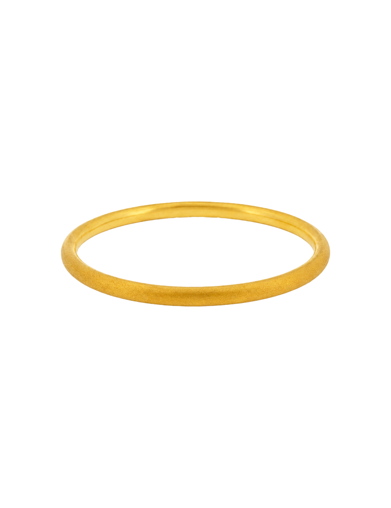 Soft Glow Classic Bangle 22kt  - Set of 2