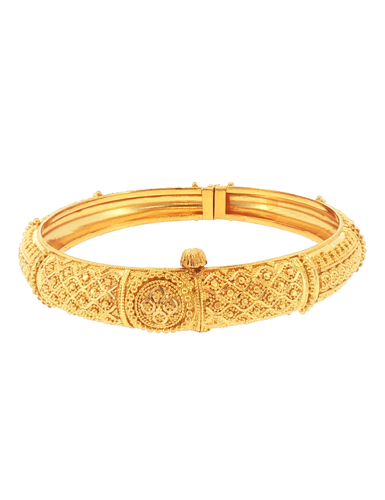 Kanak Darbar Gold Bangles 22kt  - Set of 2