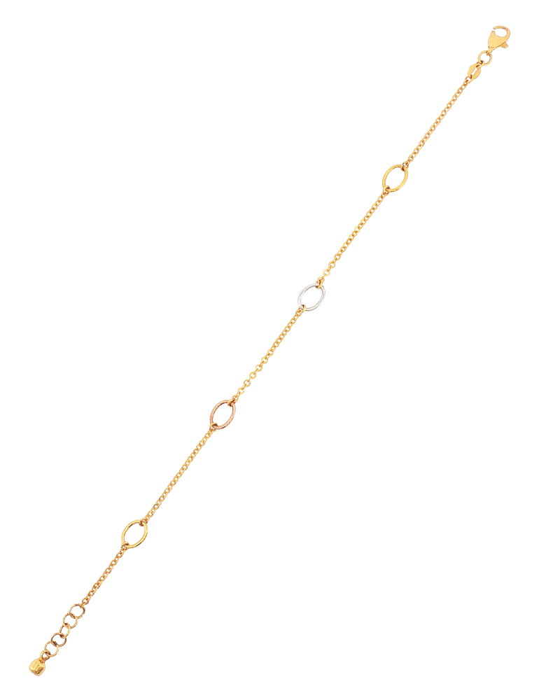 Delicate Motif 22K Gold Bracelet