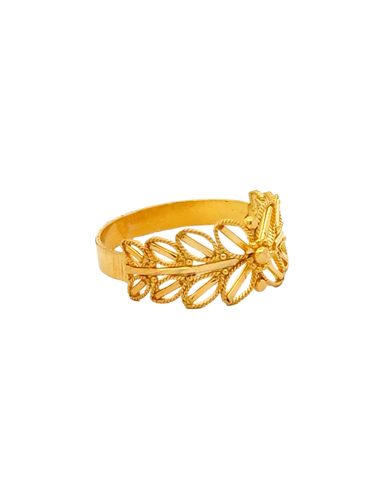 Patralekha Gold Ring - 22 Karat