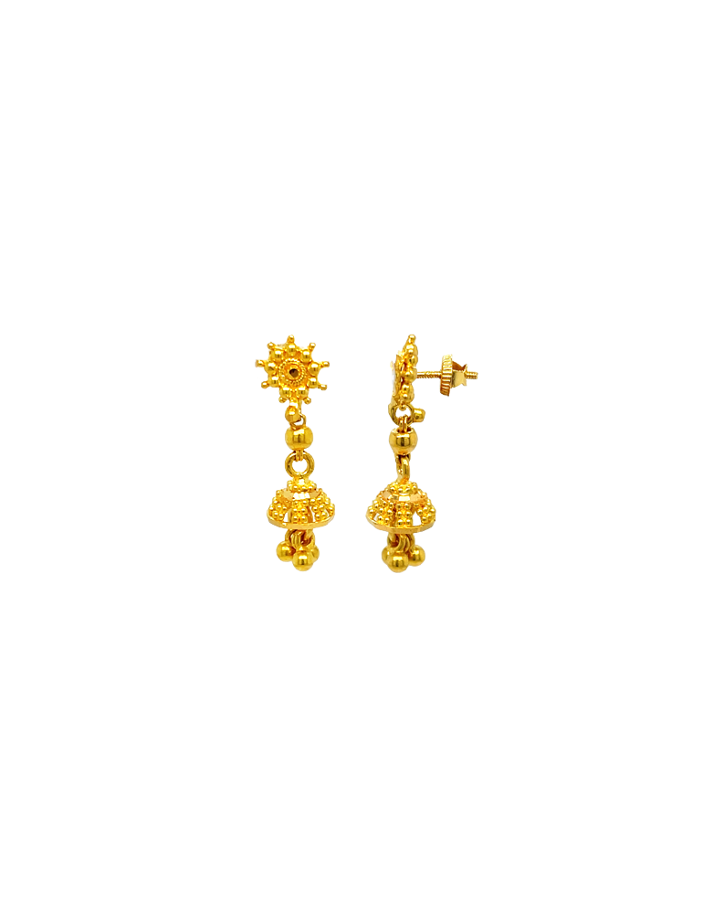 Gold Earrings 22 Karat