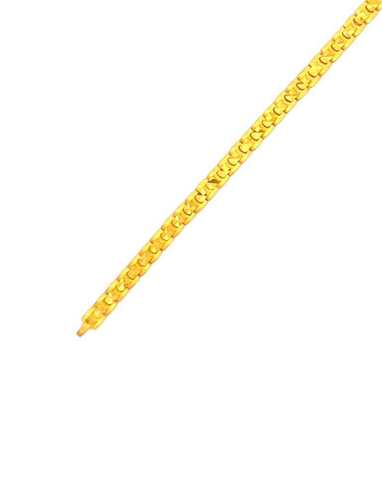 Gold Plain Bracelet 22 Karat