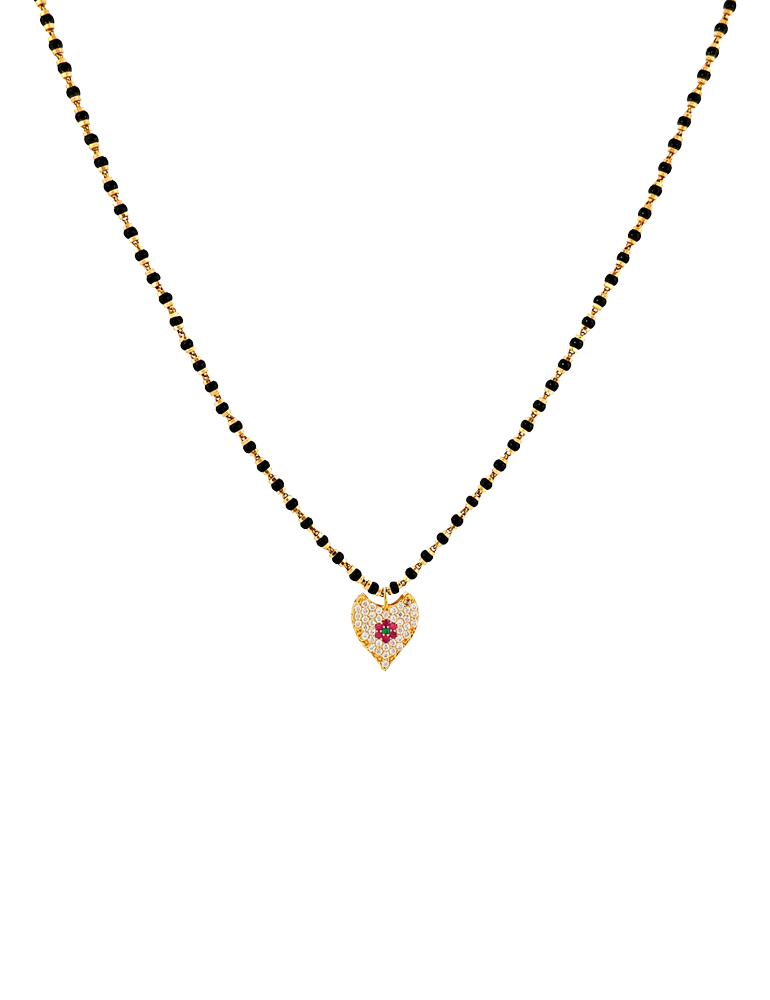Ruhani Blossom Mangalsutra - 22 Karat