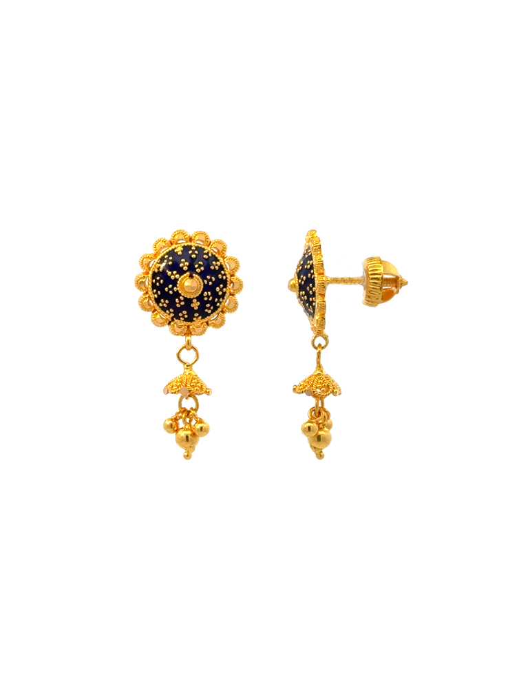 Gold Earrings 22 Karat