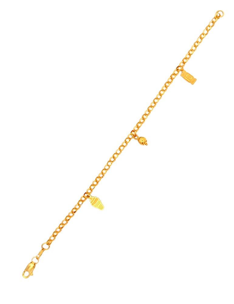 Gold Women's Bracelet - 22 Kt