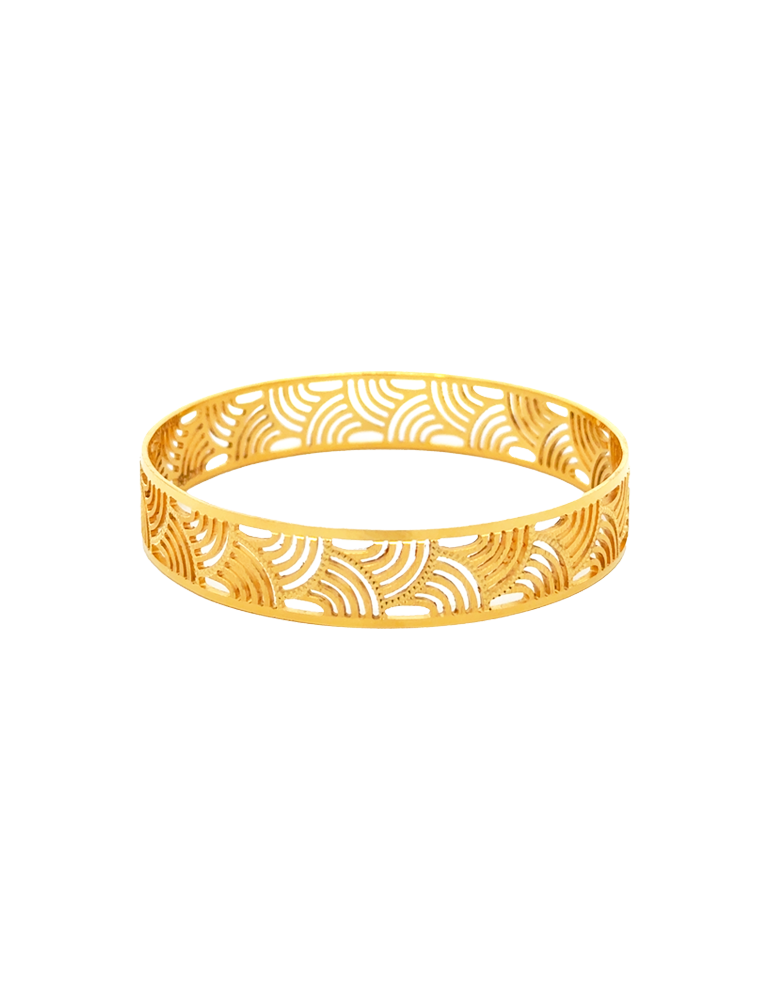 Arcwave Gold Bangles 22kt  - Set of 2