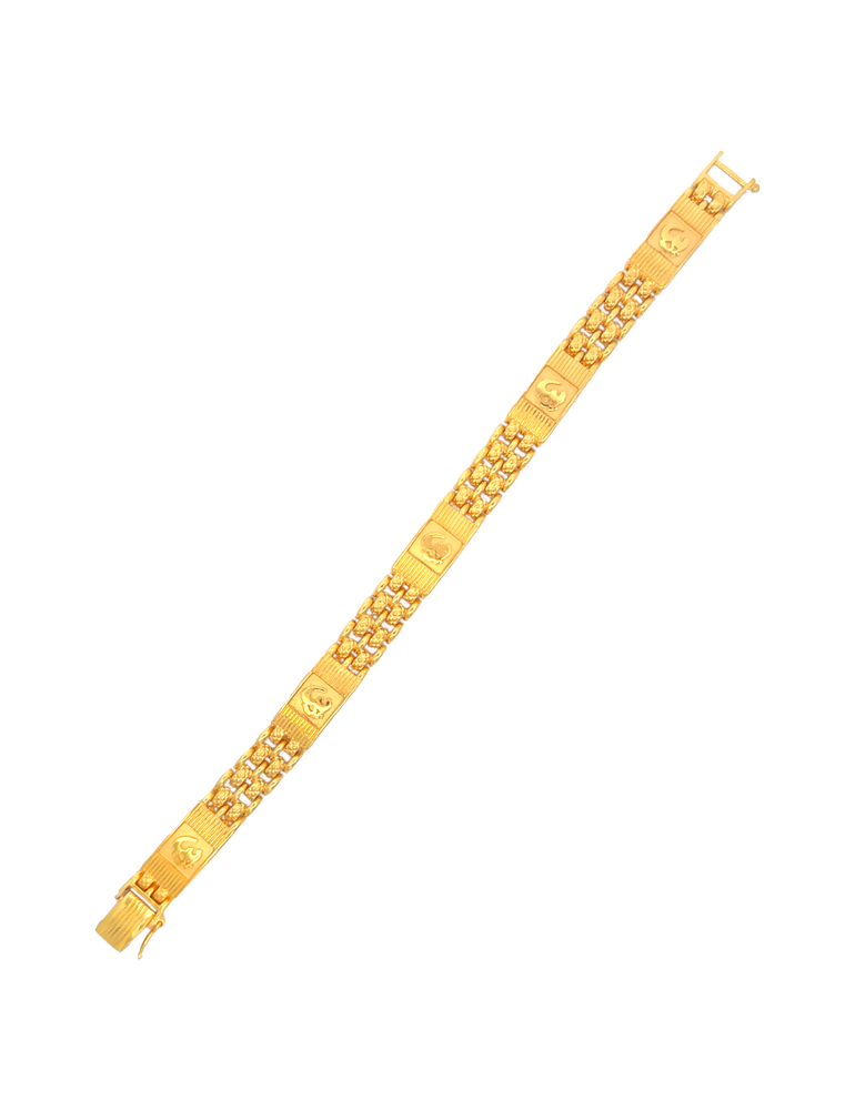 Men's Gold Bracelet - 22 Karat