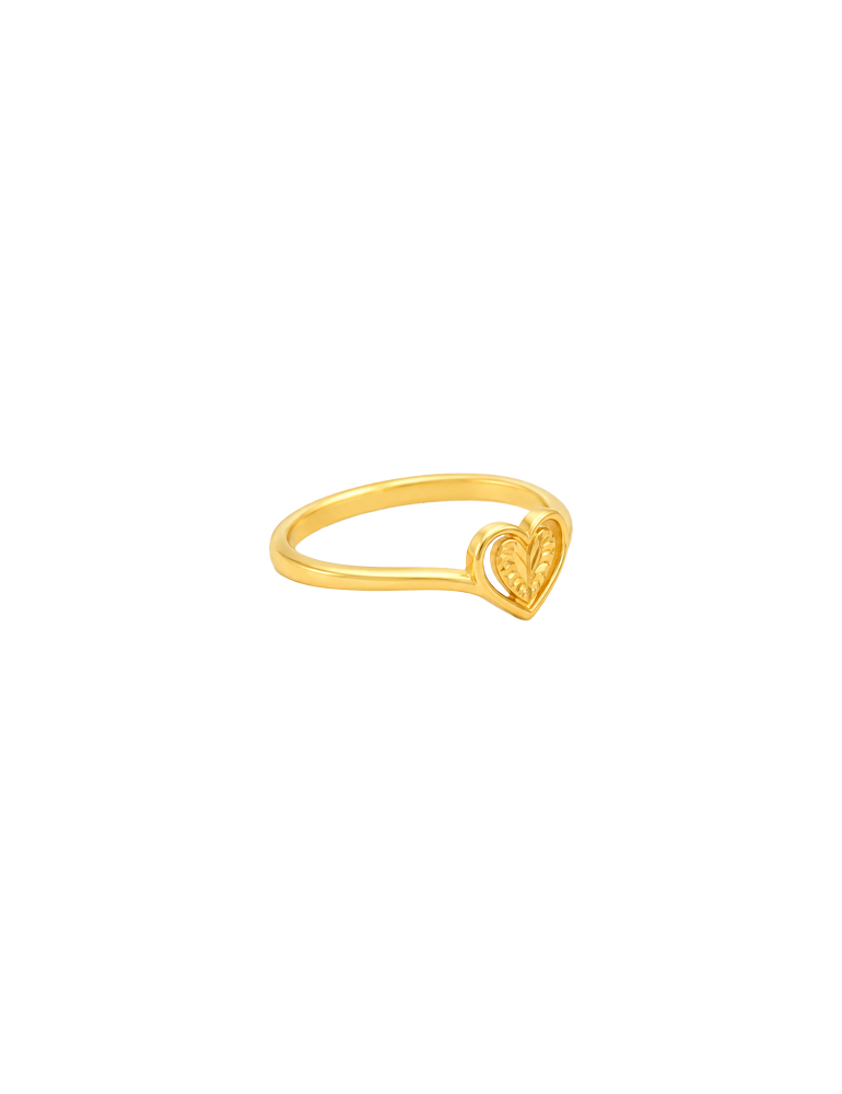 Sweetheart Gold Ring - 22 Karat
