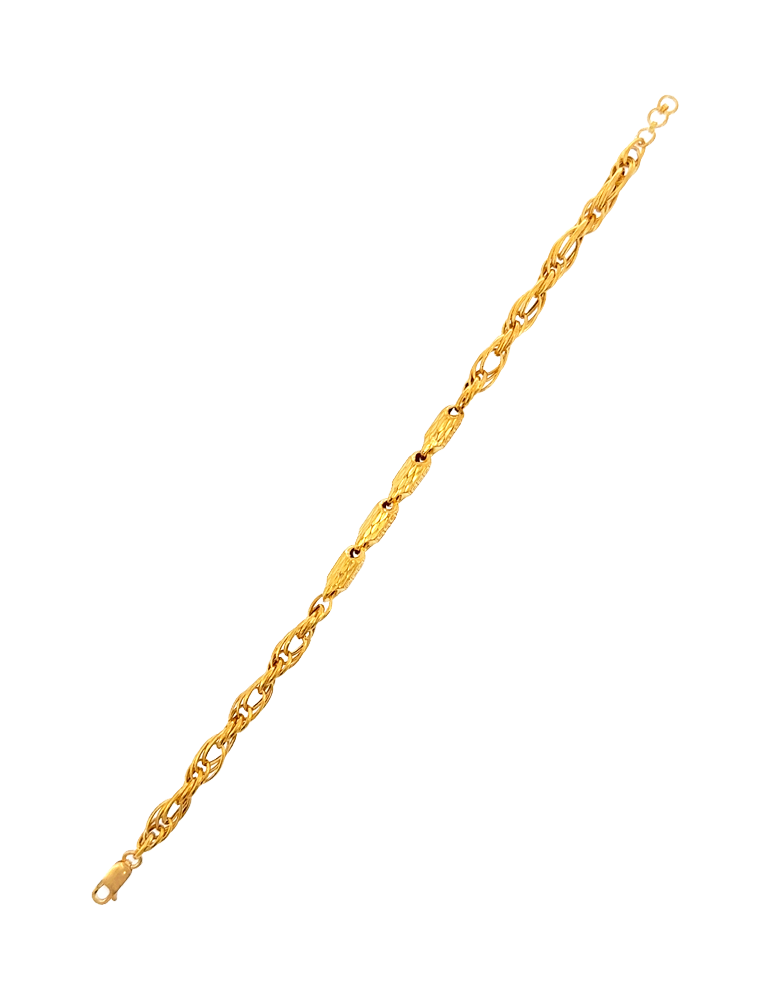 Imperial Link Bracelet - 22 Karat