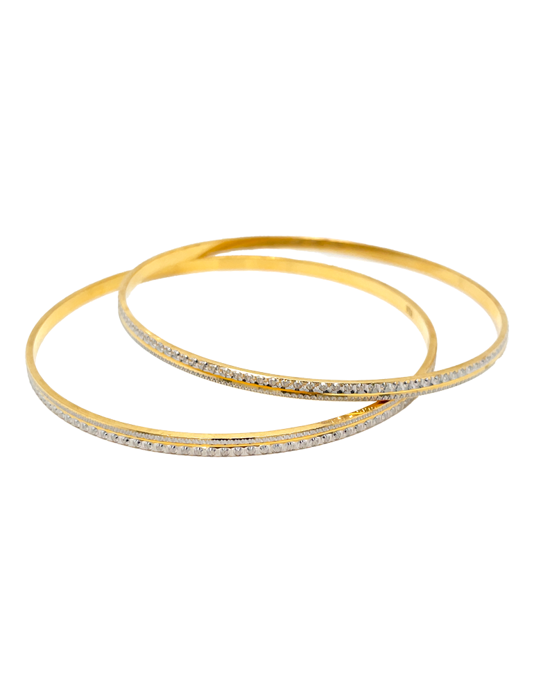 22 Karat Gold Bangles - Set of 8