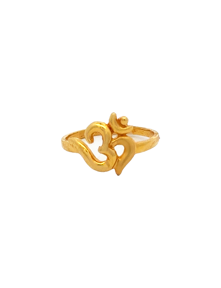 Gold Baby Ring 22 Karat