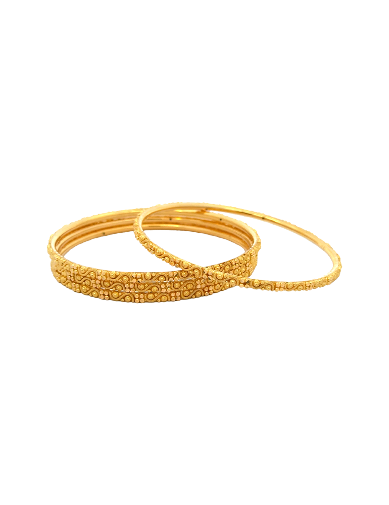 Gold Bangle 22 Karat - Set Of 12