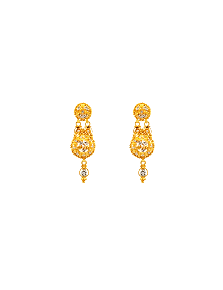 22 KT Yellow Gold Set With Earrings