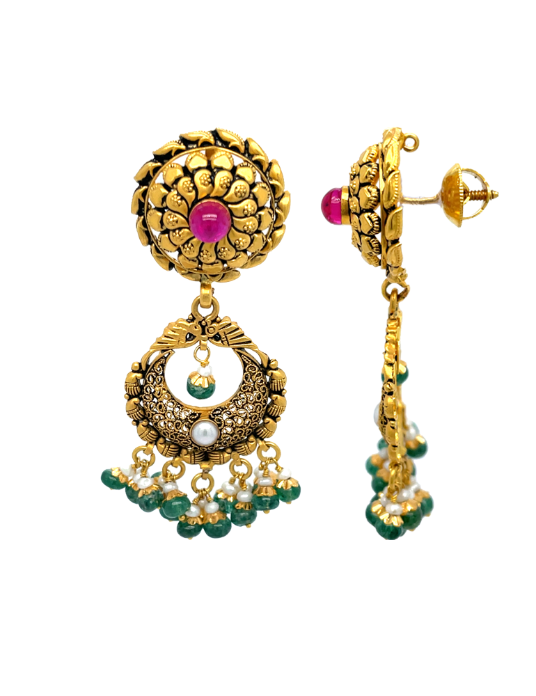 Gold Earrings 22 Karat