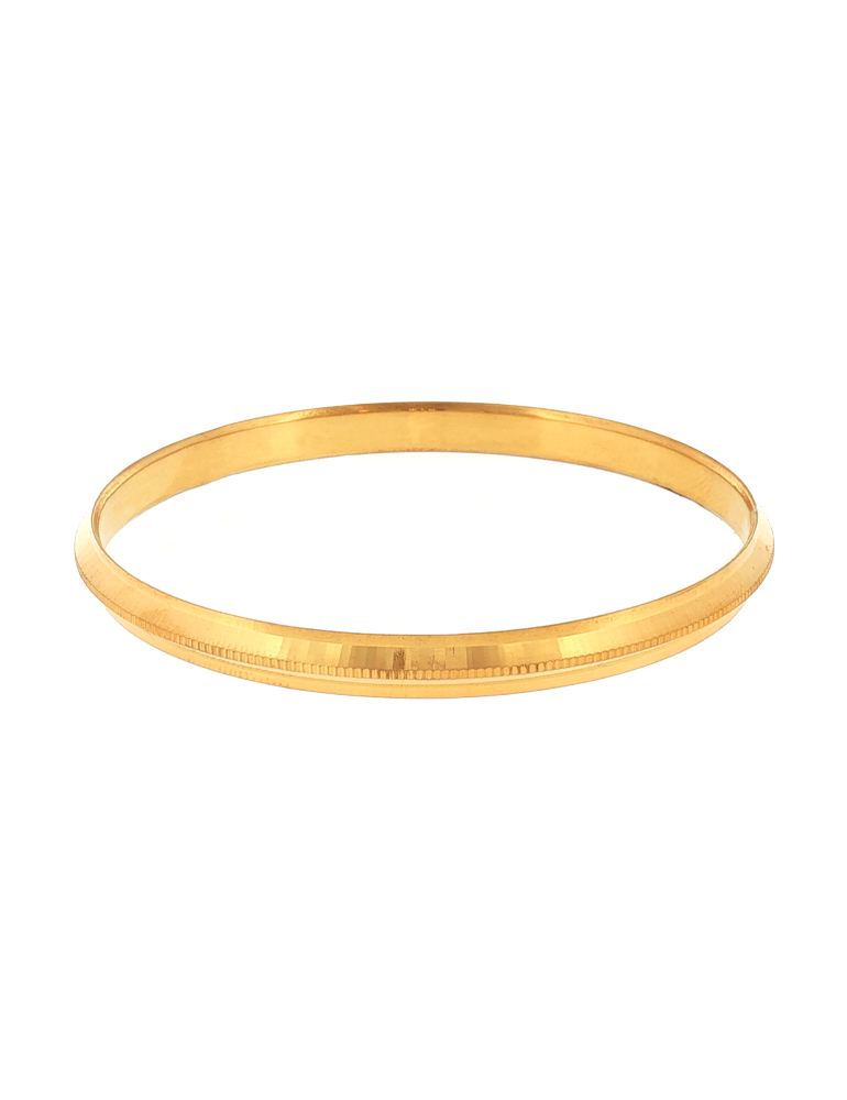 Pinstripe Gold Kada - 22 Karat