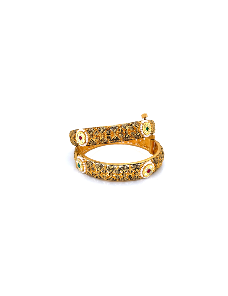 Antique Gold Bangle 22 Karat