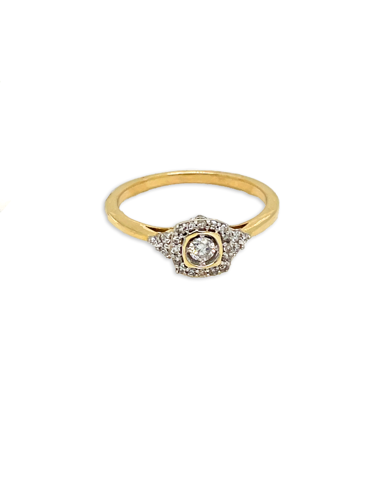 Lady's Yellow 14 Karat Contemporary Fashion Ring