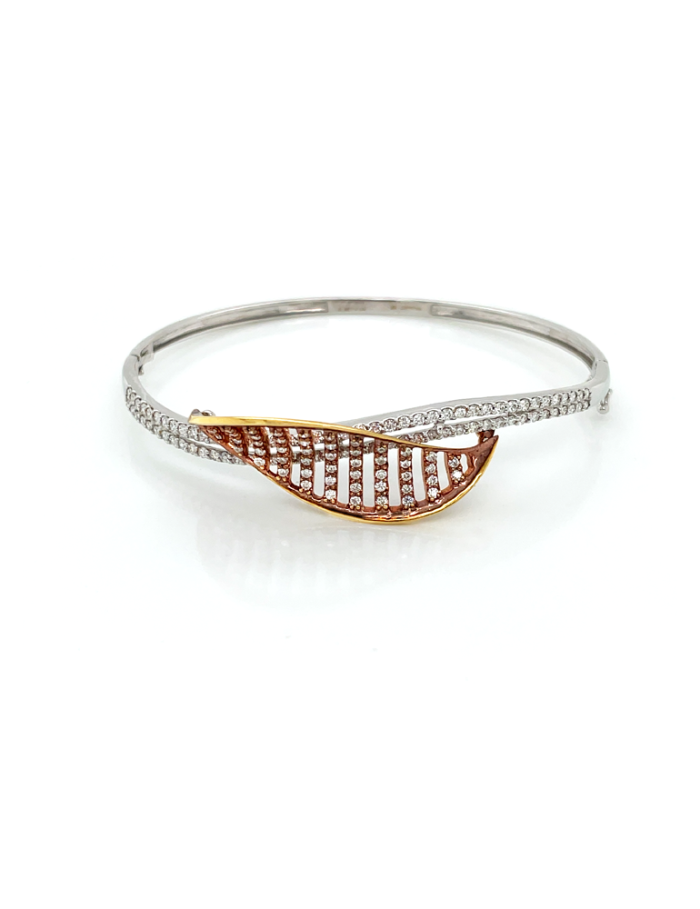 Diamond Bangle Bracelet 18 Karat