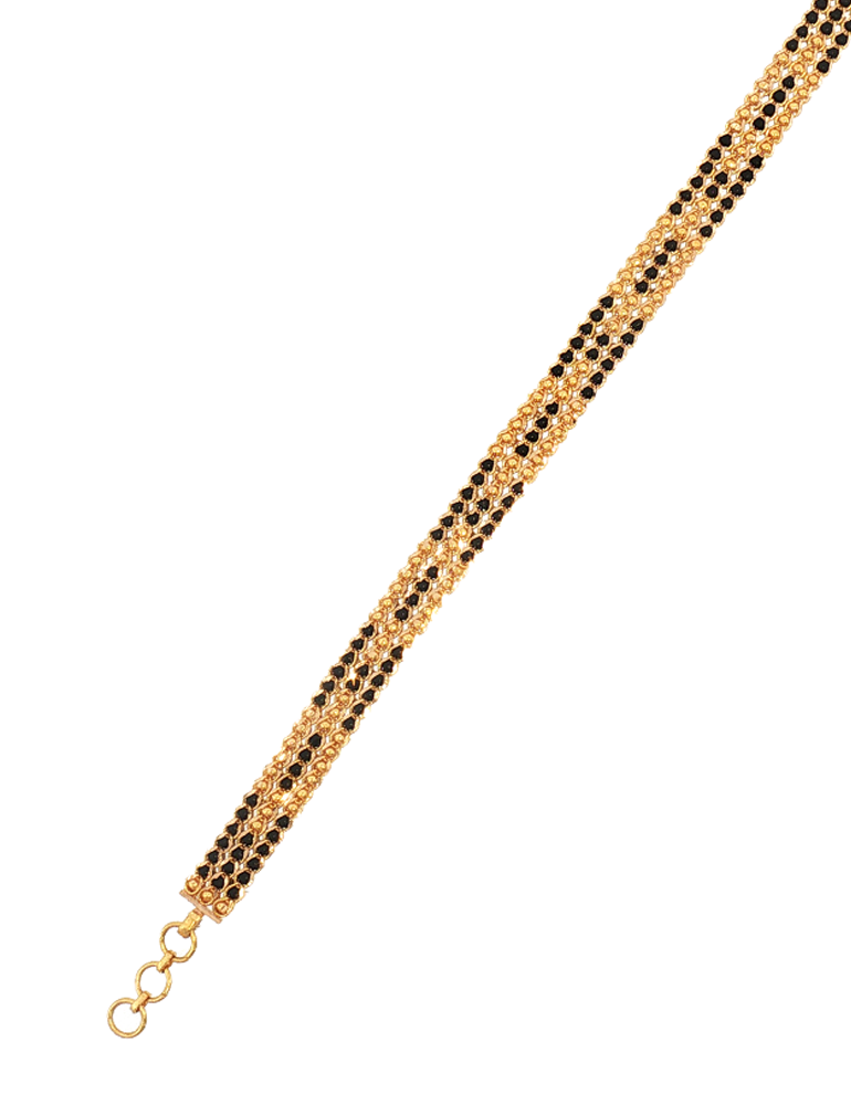 Kajalrekha Gold Bracelet - 22 Karat