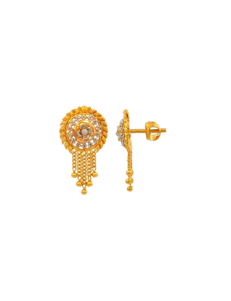 Gold Earring - 22 Karat