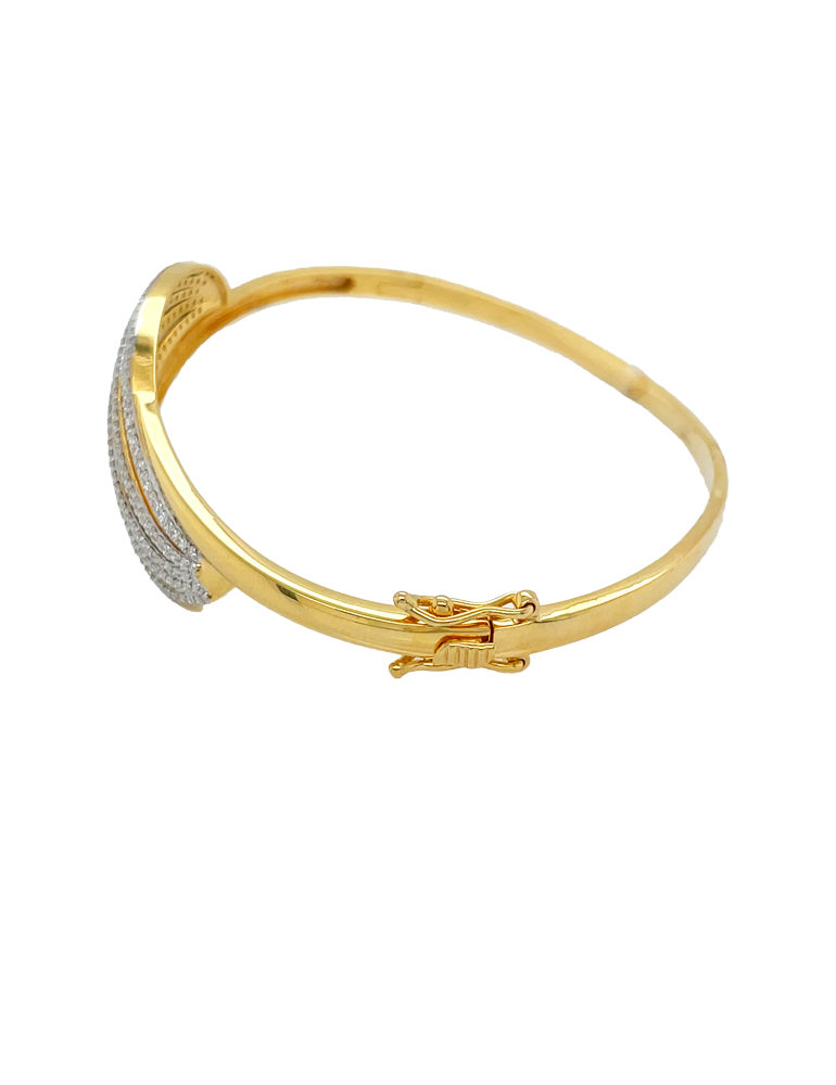 Diamond and Sapphire Link Bracelet in 18 Karat Gold | Grandview Mercantile