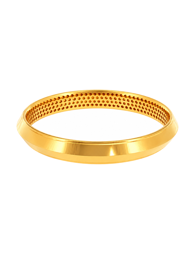 Imperial Edge Gold Kada - 22 Karat