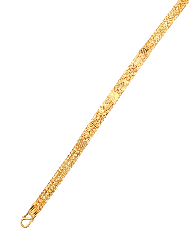 Abhirath Gold Bracelet - 22 Karat