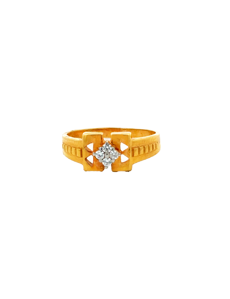 Gold Men's Ring 22 Karat