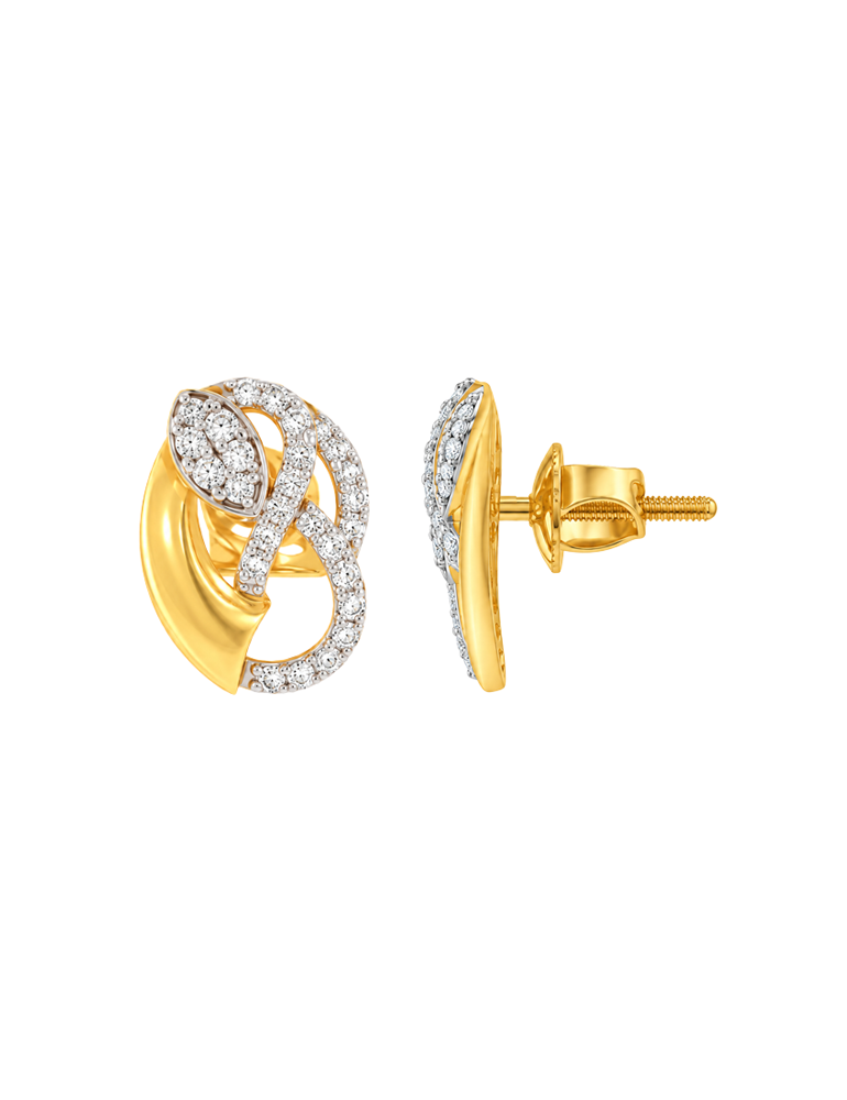 Infinity Grace Studs - 22 Karat