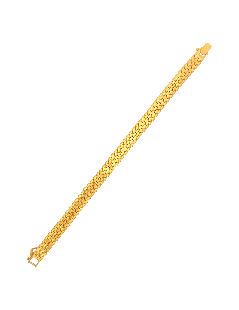 Gold Men's Bracelets - 22 Karat