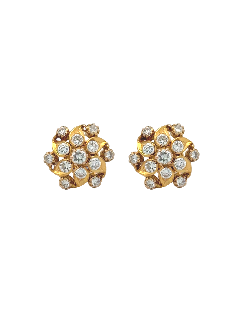 Diamond Earrings - 18 Karat