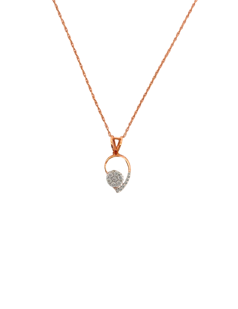 Diamond Pendent Set With Earrings