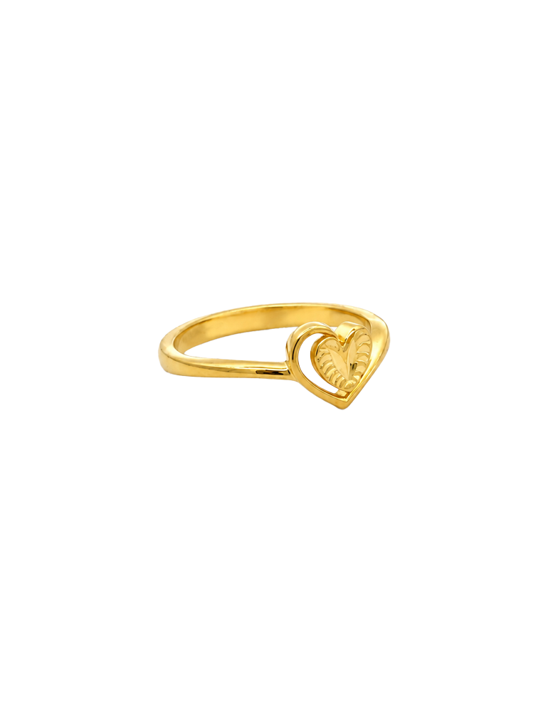 Sweetheart Gold Ring - 22 Karat