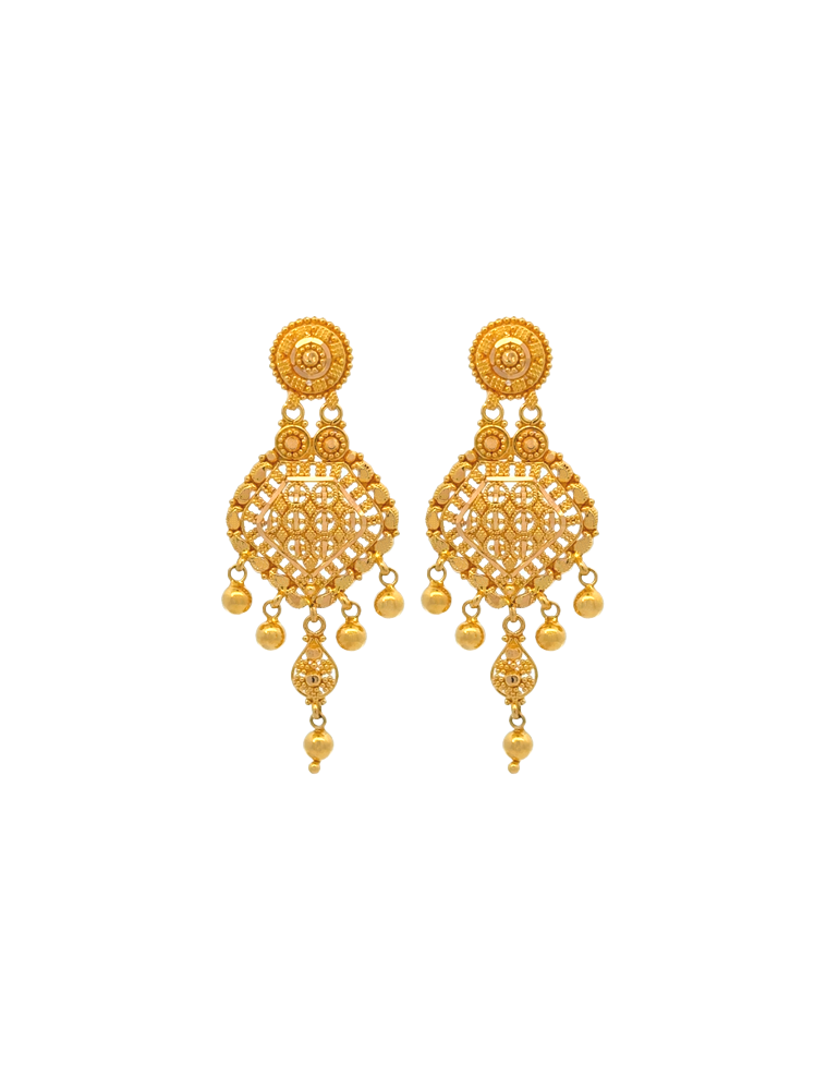 Gold Earrings 22 Karat
