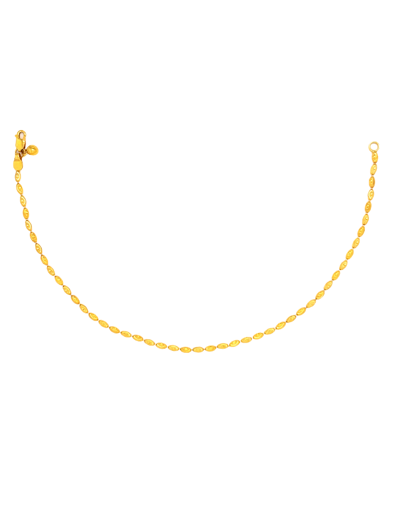 Gold Anklets 22 karat