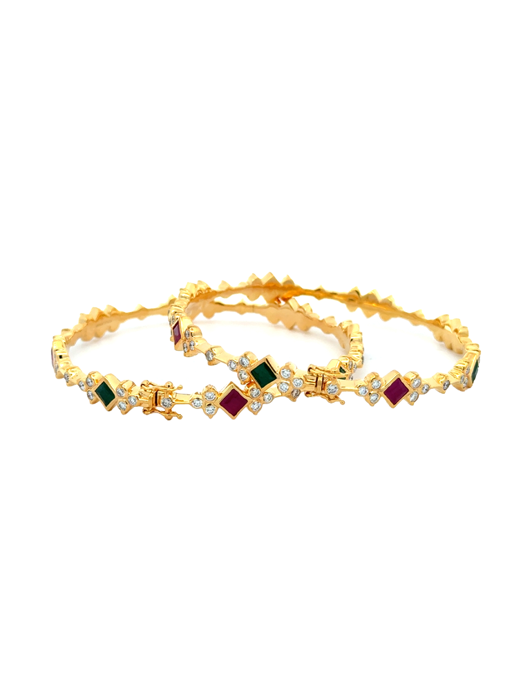 Diamond Bangles - 18 karat