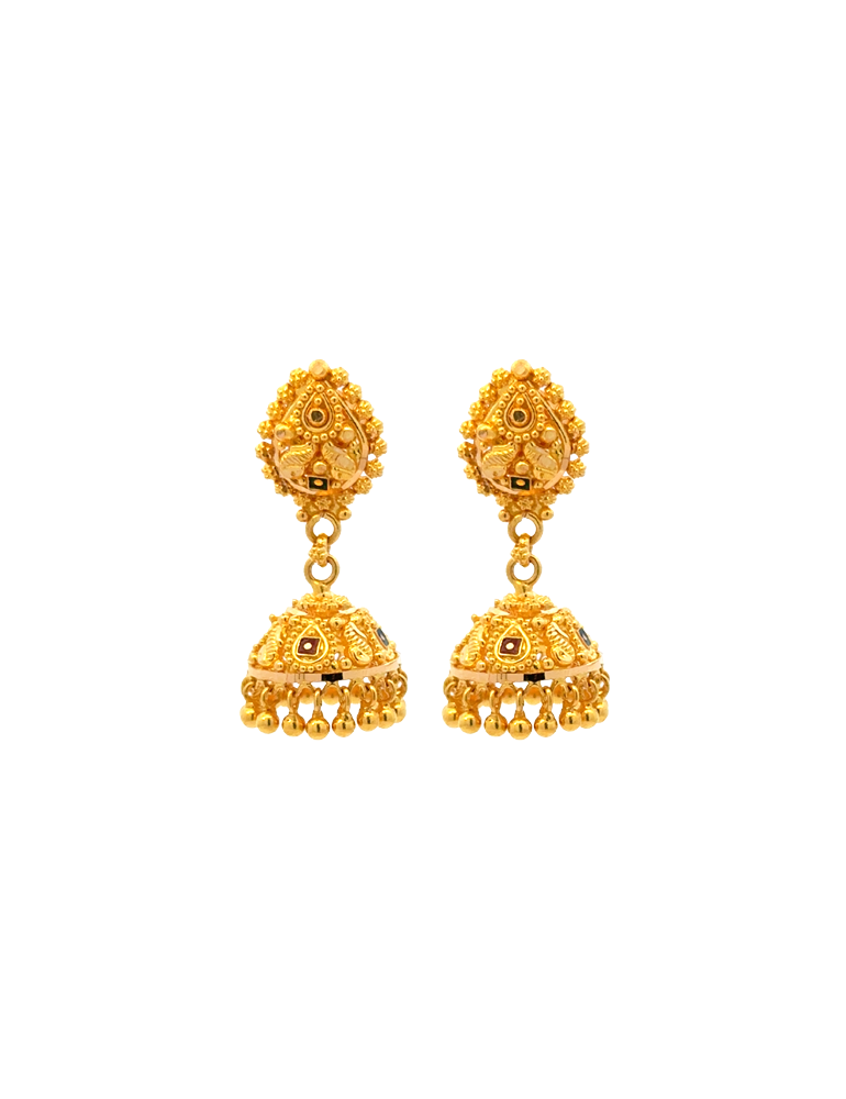 Gold Earrings 22 Karat