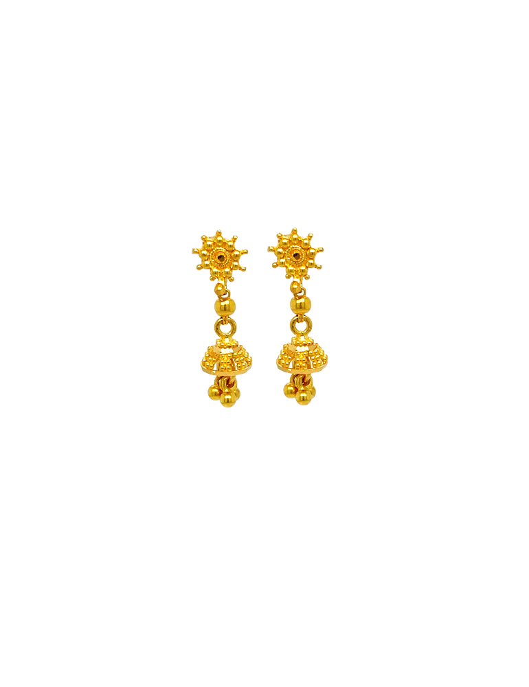 Gold Earrings 22 Karat