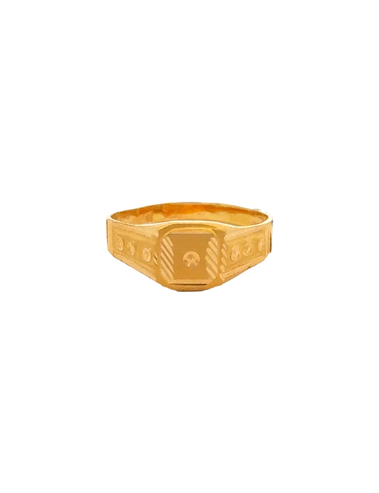 Gold Baby Ring 22 Karat